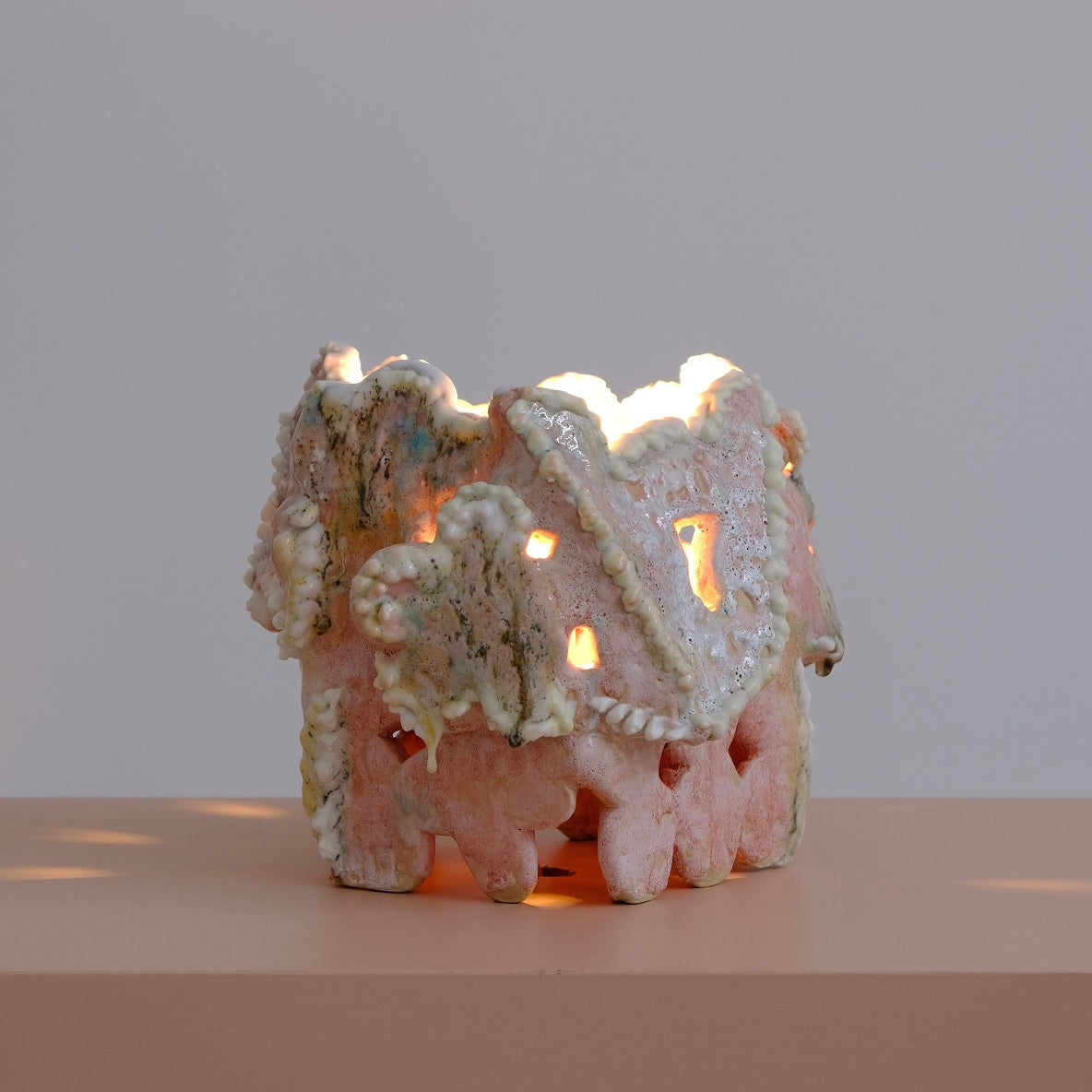Moon Floret Lamp (Pink)